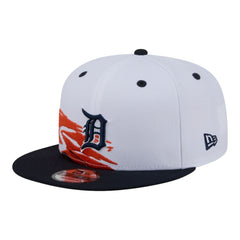 Detroit Tigers New Era 9FIFTY Snapback Hat - White/Navy Hats