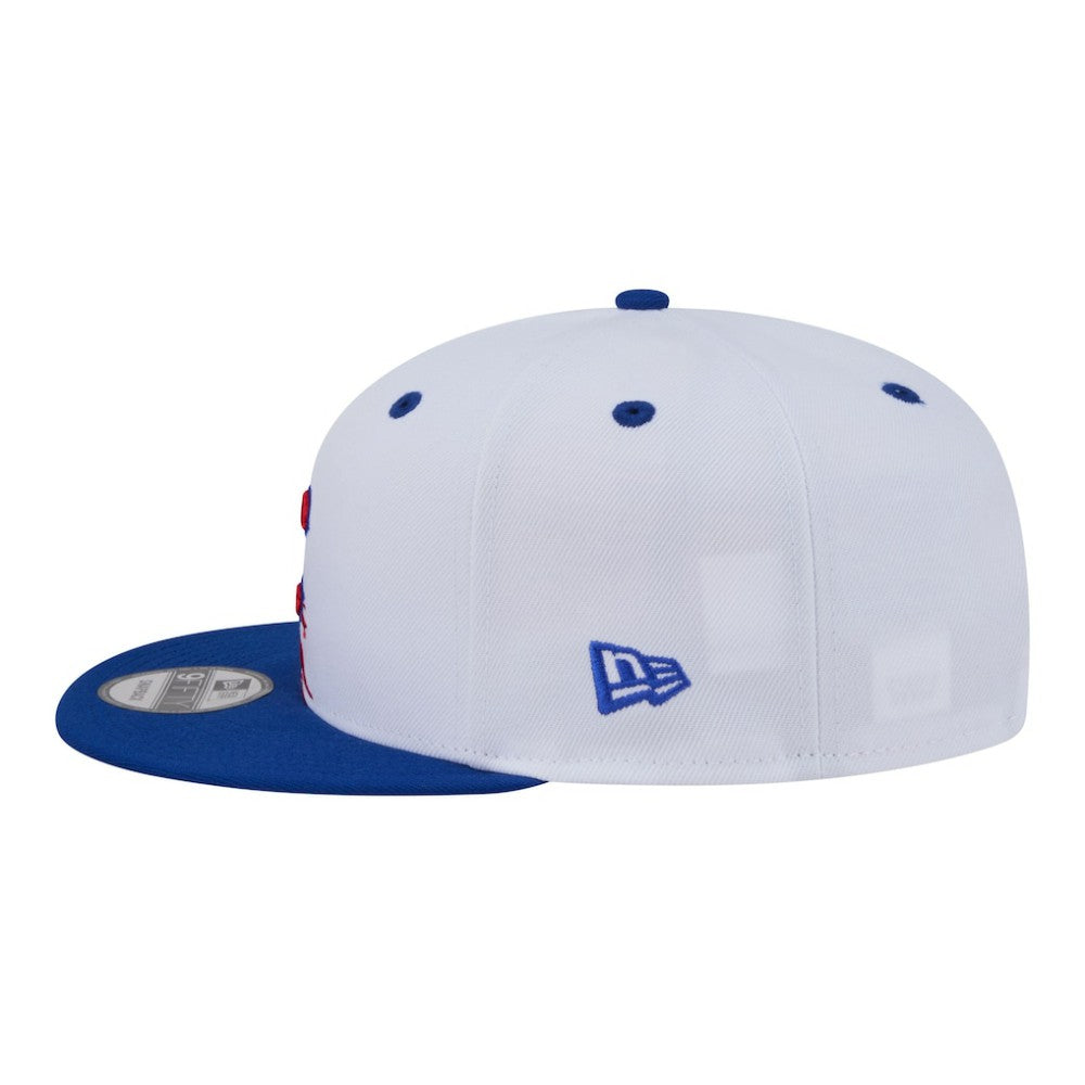 Chicago Cubs New Era 9FIFTY Snapback Hat - White/Royal Hats
