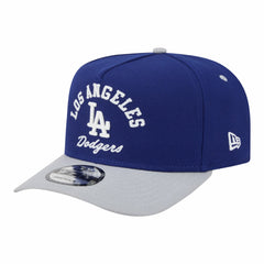 Los Angeles Dodgers New Era Arched A-Frame 9FIFTY Adjustable Hat - Royal/Gray Hats