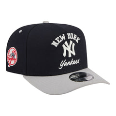 New York Yankees New Era Arched A-Frame 9FIFTY Adjustable Hat - Navy Hats