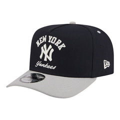 New York Yankees New Era Arched A-Frame 9FIFTY Adjustable Hat - Navy Hats