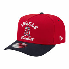 Los Angeles Angels New Era Arched A-Frame 9FIFTY Adjustable Hat - Red/Navy Hats