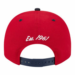 Los Angeles Angels New Era Arched A-Frame 9FIFTY Adjustable Hat - Red/Navy Hats