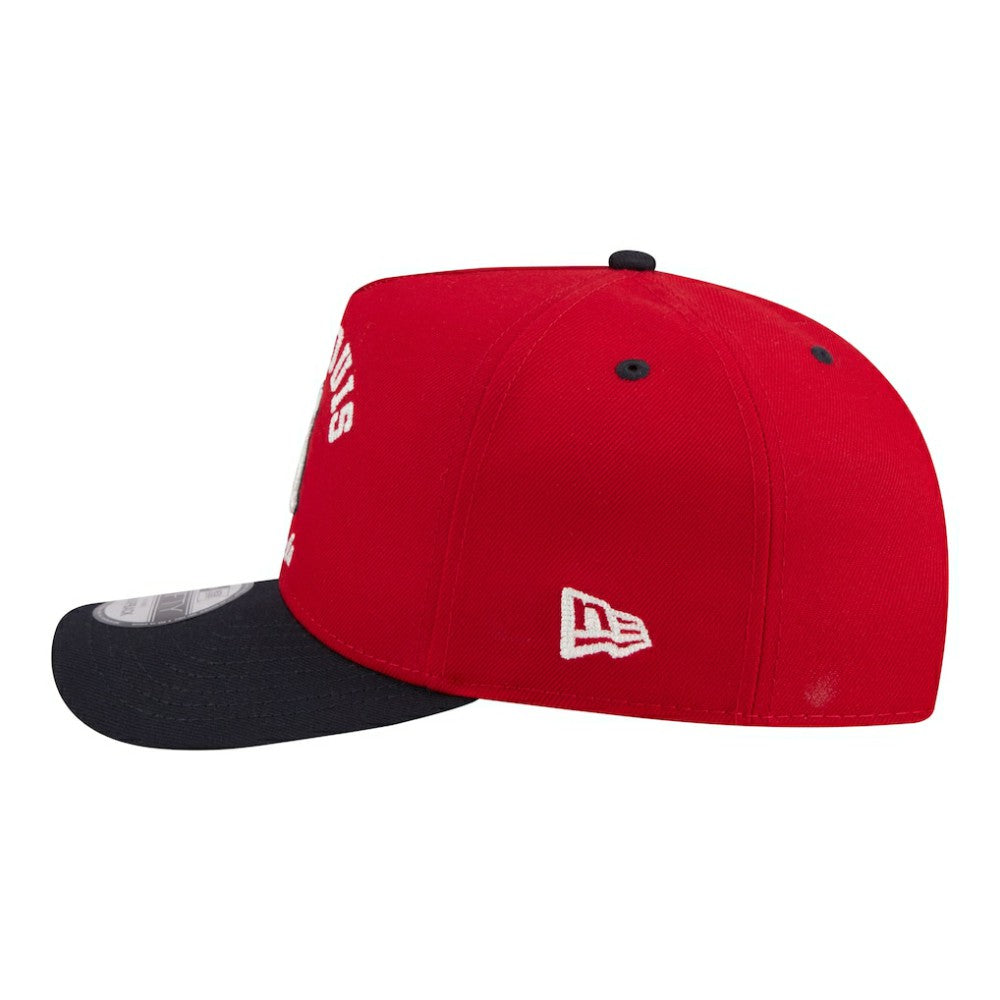 St. Louis Cardinals New Era Arched A-Frame 9FIFTY Adjustable Hat - Red/Navy Hats