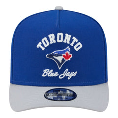 Toronto Blue Jays New Era Arched A-Frame 9FIFTY Adjustable Hat - Royal/Gray Hats
