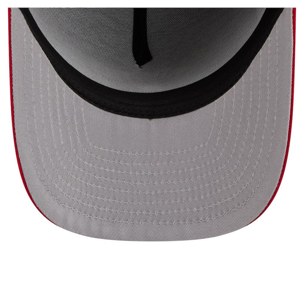 Boston Red Sox New Era Arched A-Frame 9FIFTY Adjustable Hat - Navy/Red Hats