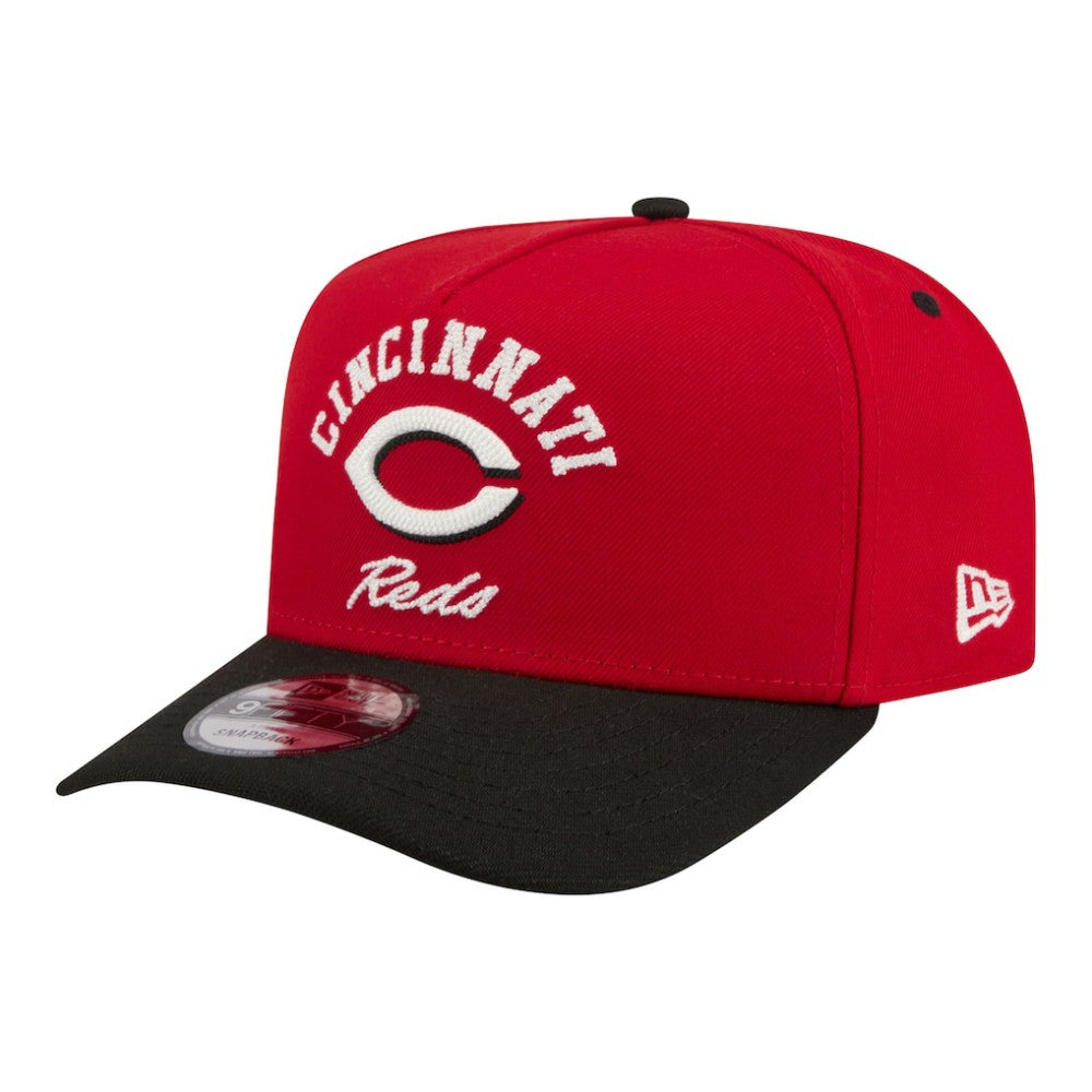 Cincinnati Reds New Era Arched A-Frame 9FIFTY Adjustable Hat - Red Hats