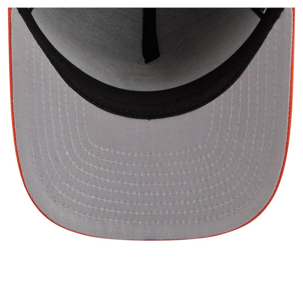 Detroit Tigers New Era Arched A-Frame 9FIFTY Adjustable Hat - Navy/Orange Hats