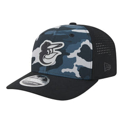Baltimore Orioles New Era Tonal Camo 9SEVENTY Stretch-Snap Hat - Black Hats
