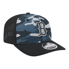 Boston Red Sox New Era Tonal Camo 9SEVENTY Stretch-Snap Hat - Black Hats