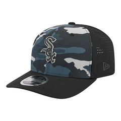 Chicago White Sox New Era Tonal Camo 9SEVENTY Stretch-Snap Hat - Black Hats
