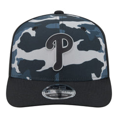 Philadelphia Phillies New Era Tonal Camo 9SEVENTY Stretch-Snap Hat - Black Hats