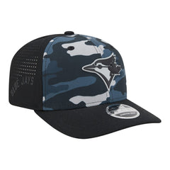 Toronto Blue Jays New Era Tonal Camo 9SEVENTY Stretch-Snap Hat - Black Hats