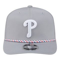 Philadelphia Phillies New Era Sport Rope 9SEVENTY Adjustable Hat - Gray Hats
