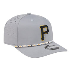 Pittsburgh Pirates New Era Sport Rope 9SEVENTY Adjustable Hat - Gray Hats