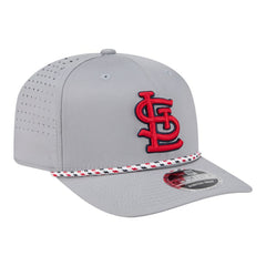 St. Louis Cardinals New Era Sport Rope 9SEVENTY Adjustable Hat - Gray Hats