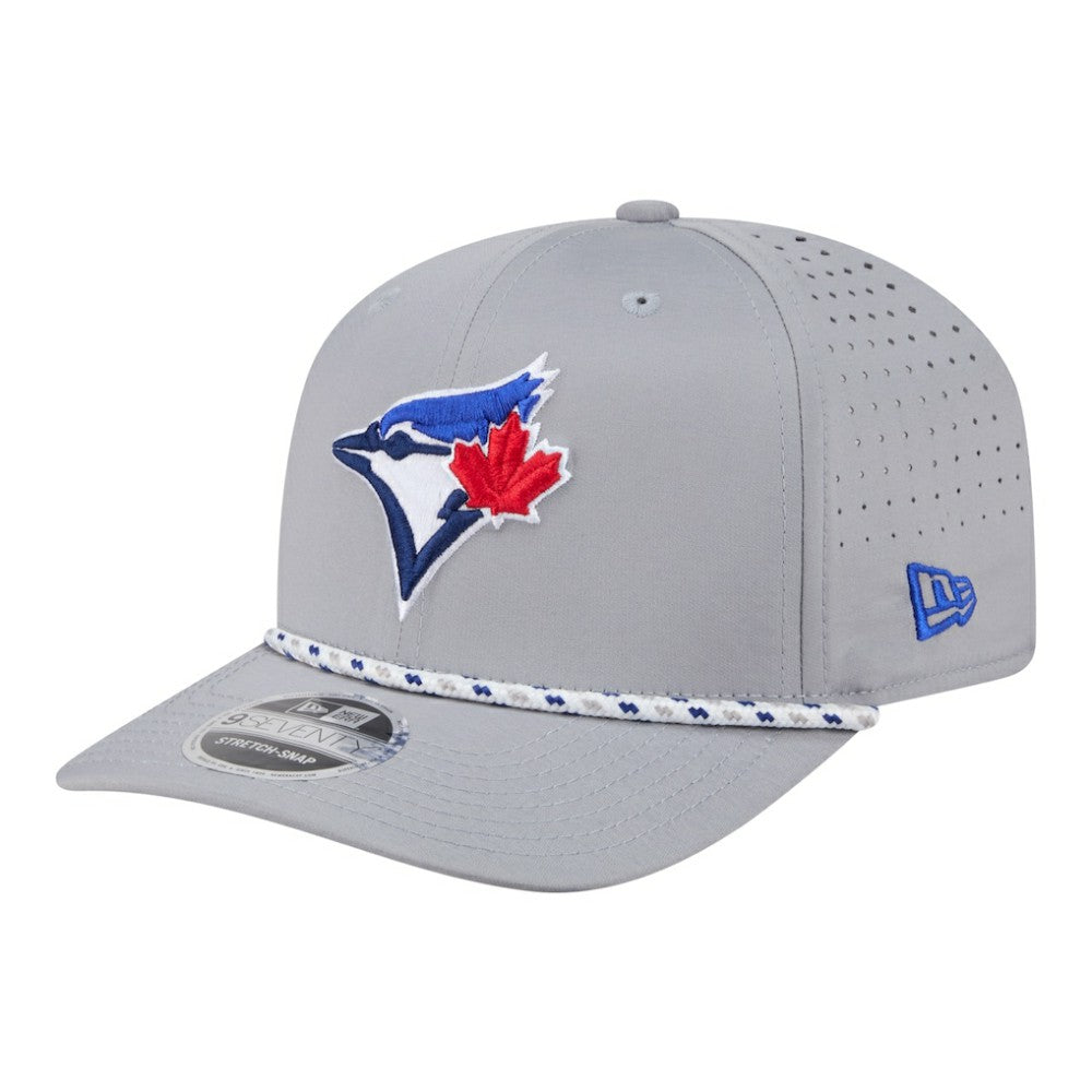 Toronto Blue Jays New Era Sport Rope 9SEVENTY Adjustable Hat - Gray Hats