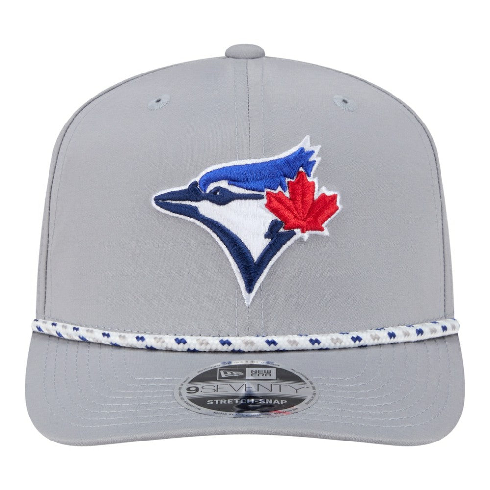 Toronto Blue Jays New Era Sport Rope 9SEVENTY Adjustable Hat - Gray Hats