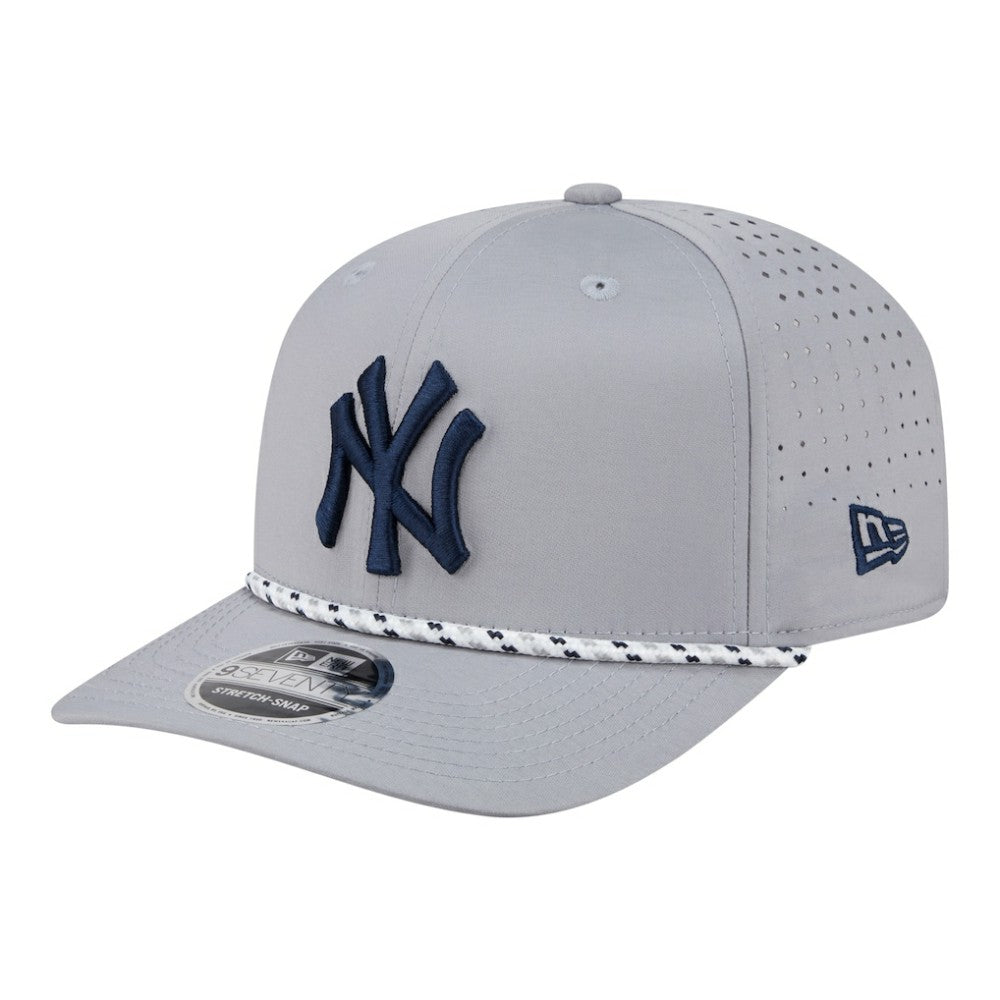 New York Yankees New Era Sport Rope 9SEVENTY Adjustable Hat - Gray Hats
