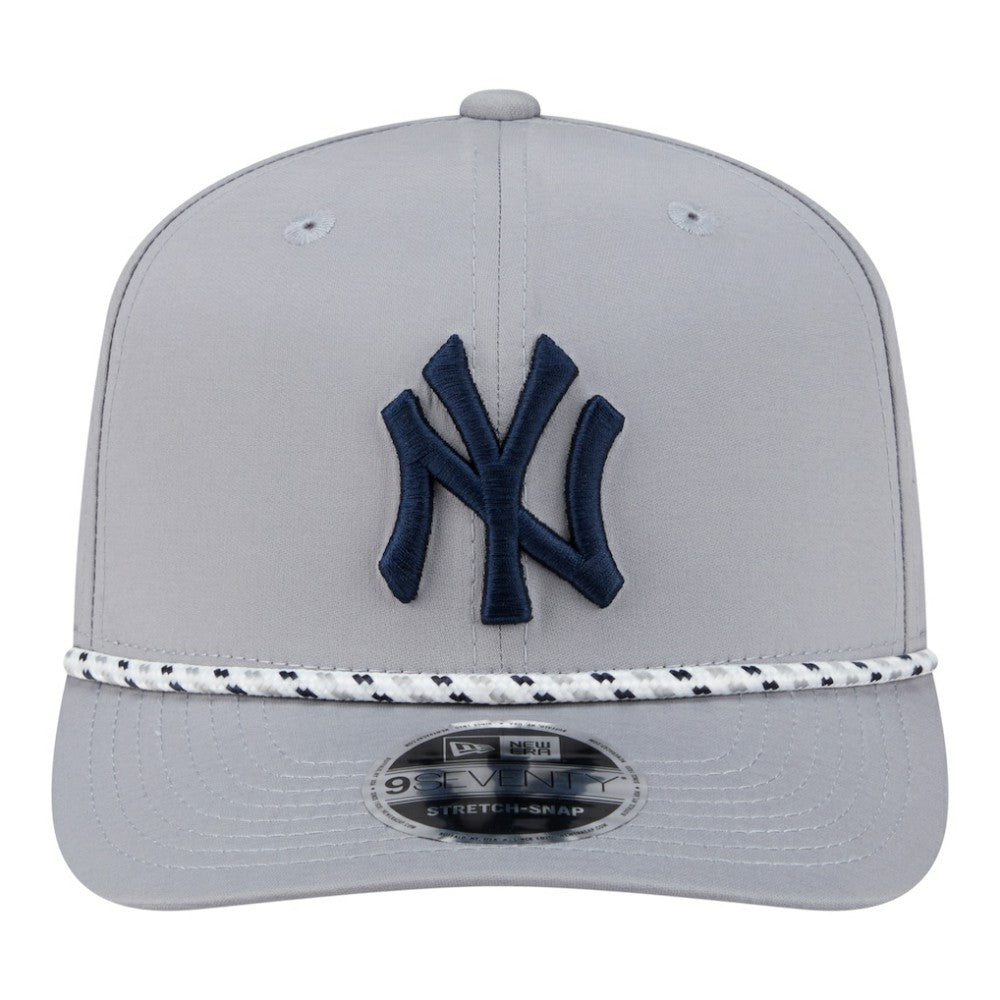 New York Yankees New Era Sport Rope 9SEVENTY Adjustable Hat - Gray Hats