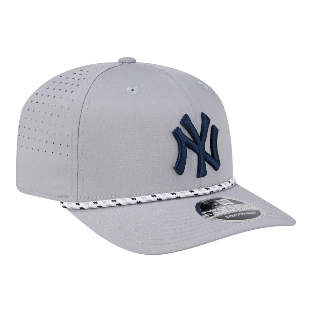 New York Yankees New Era Sport Rope 9SEVENTY Adjustable Hat - Gray Hats