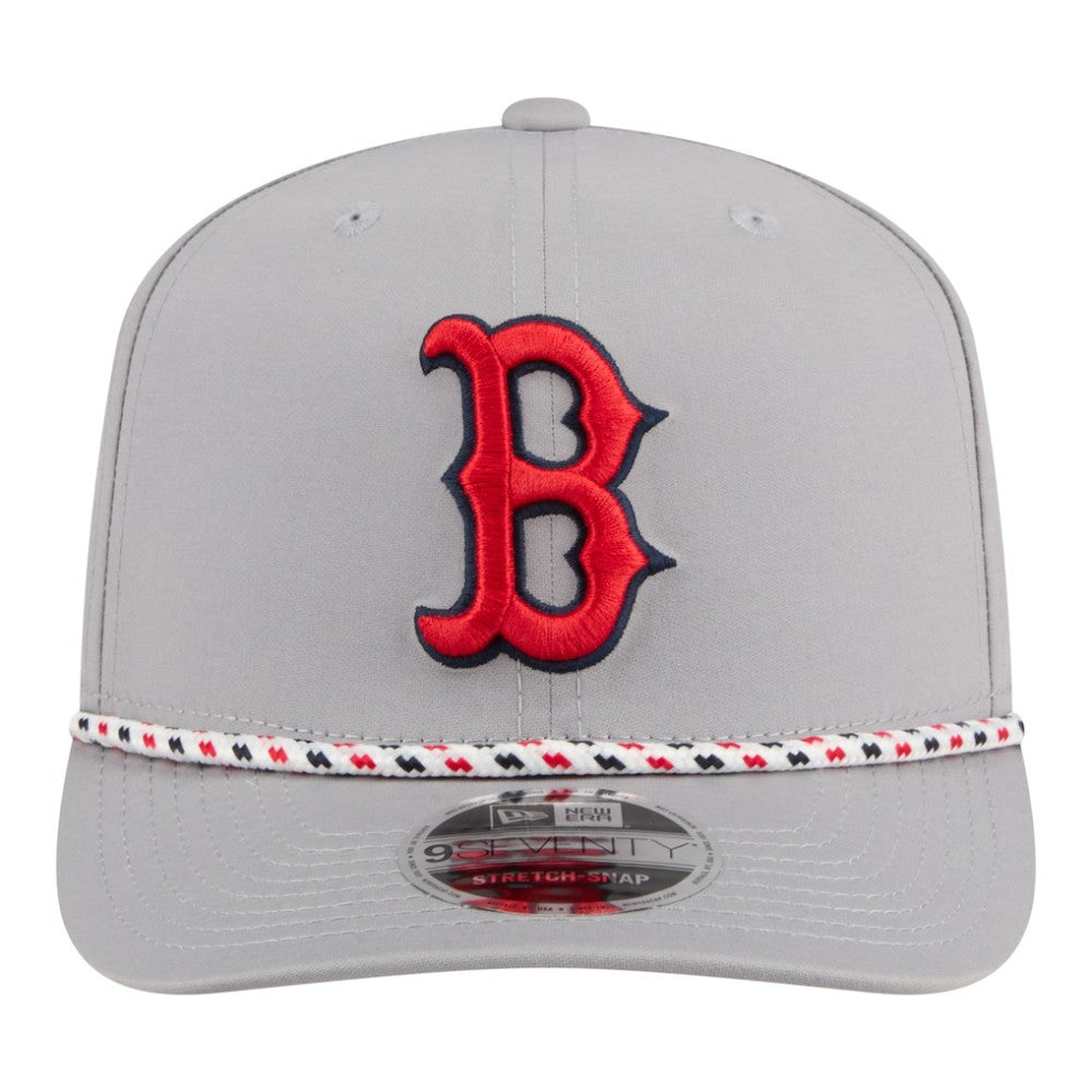 Boston Red Sox New Era Sport Rope 9SEVENTY Adjustable Hat - Gray Hats