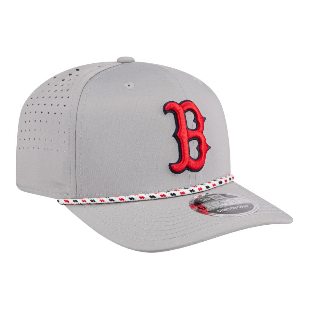 Boston Red Sox New Era Sport Rope 9SEVENTY Adjustable Hat - Gray Hats