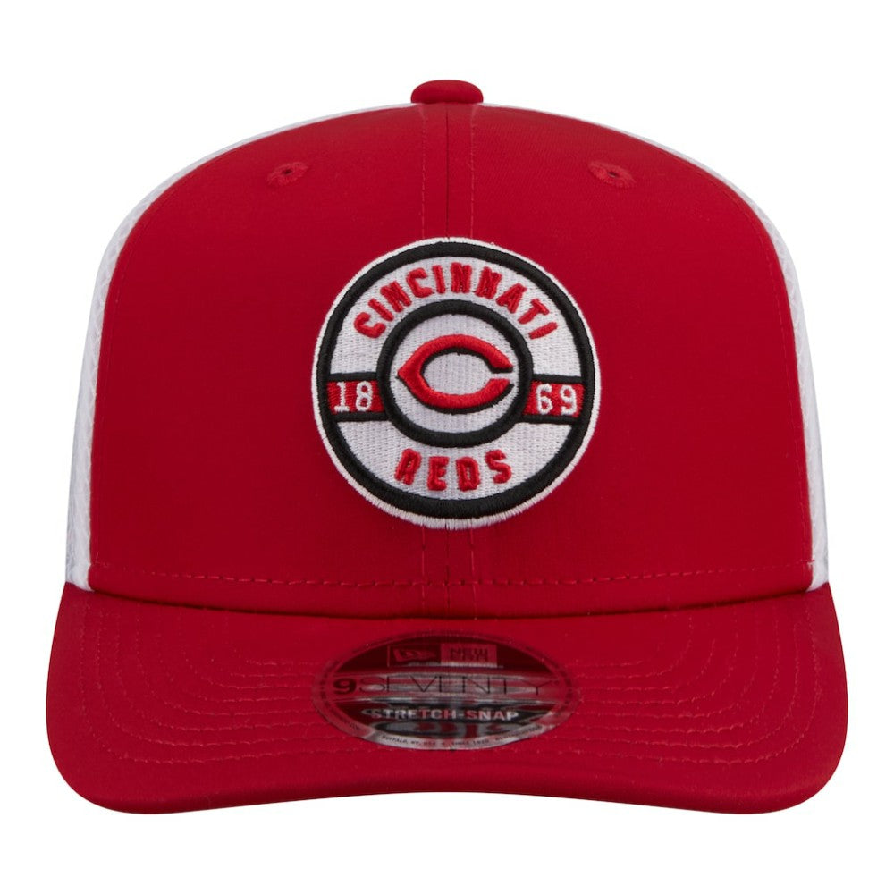Cincinnati Reds New Era Active 9SEVENTY Adjustable Trucker Hat - Red Hats