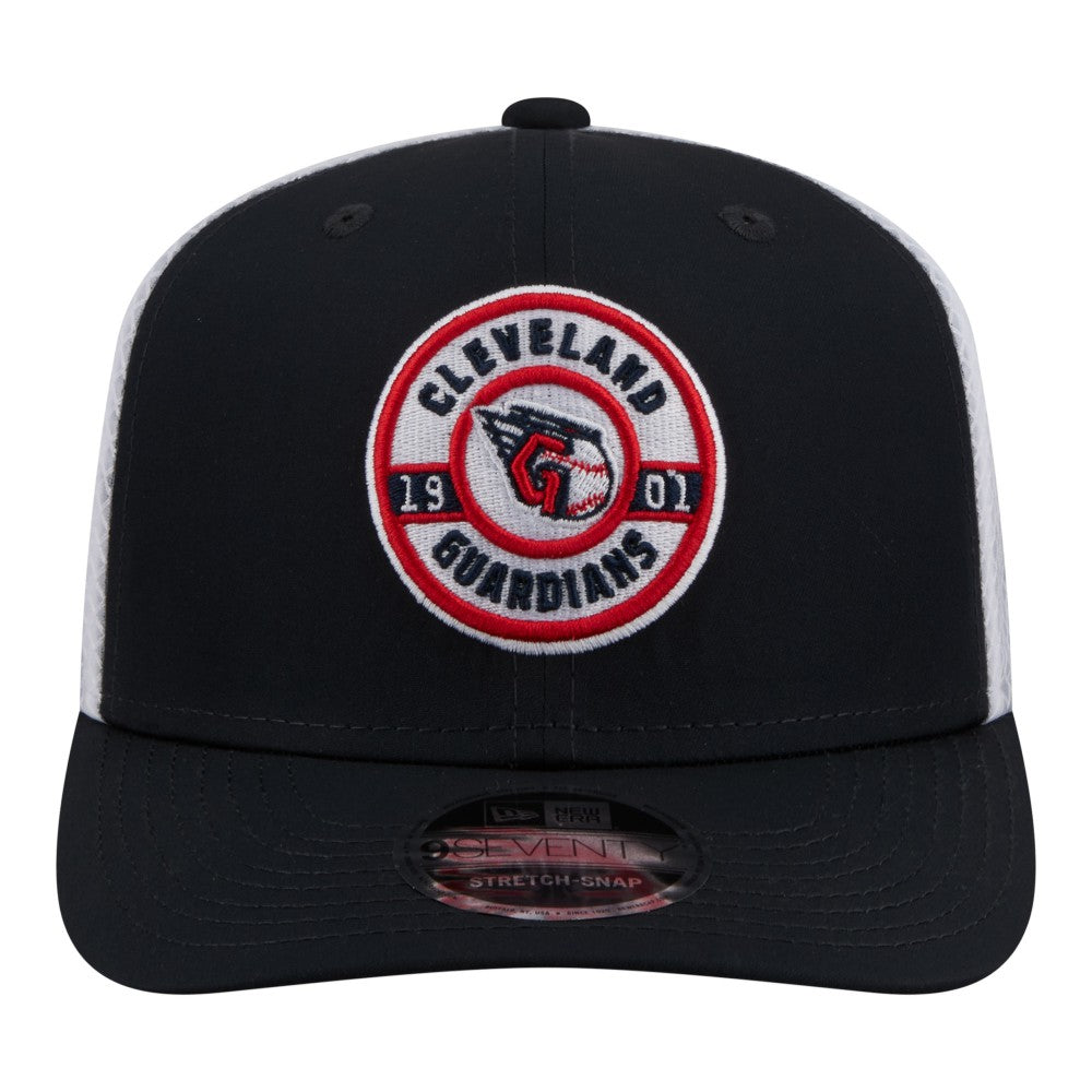 Cleveland Guardians New Era Active 9SEVENTY Adjustable Trucker Hat - Navy Hats