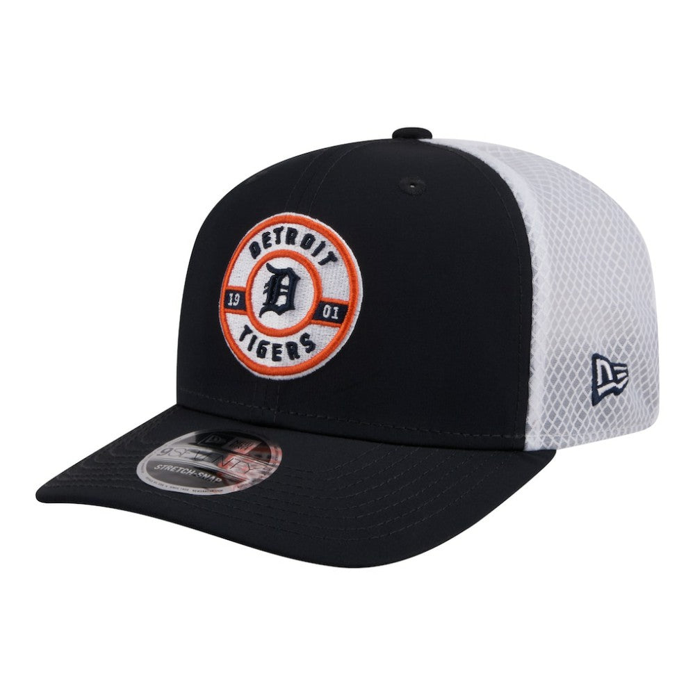 Detroit Tigers New Era Active 9SEVENTY Adjustable Trucker Hat - Navy Hats