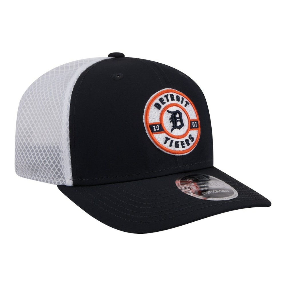 Detroit Tigers New Era Active 9SEVENTY Adjustable Trucker Hat - Navy Hats