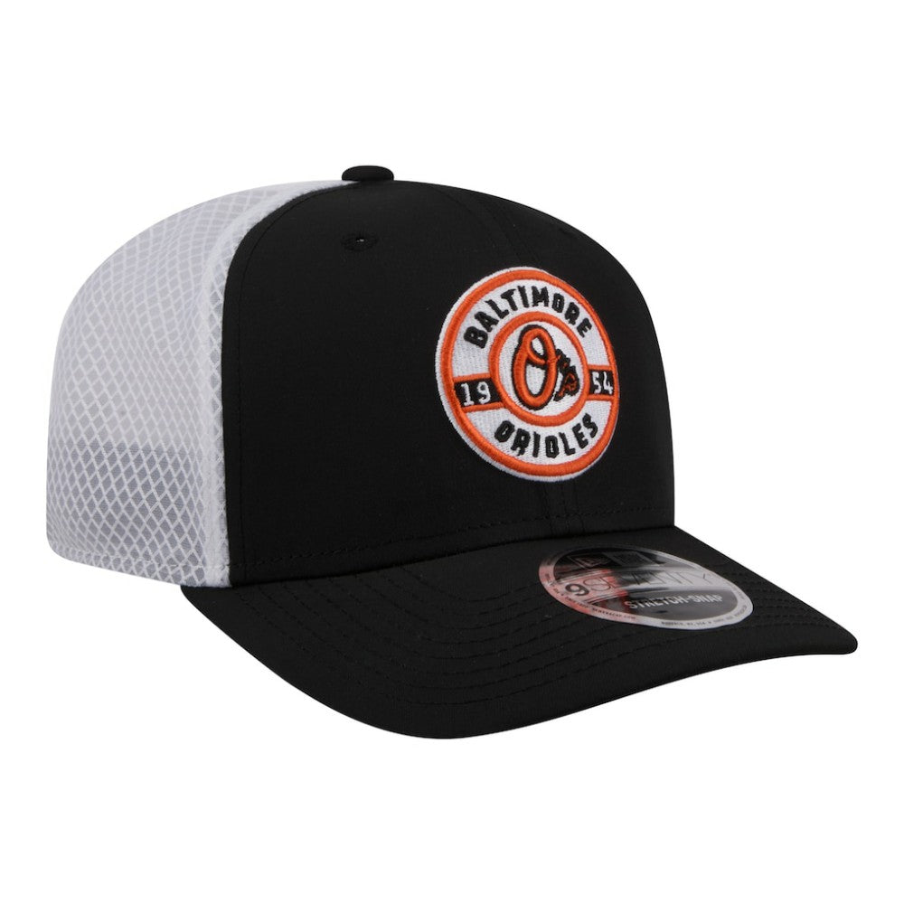 Baltimore Orioles New Era Active 9SEVENTY Adjustable Trucker Hat - Black Hats
