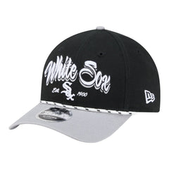 Chicago White Sox New Era Team Loyal 9FORTY M-Crown Adjustable Hat - Black/Gray Hats