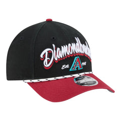 Arizona Diamondbacks New Era Team Loyal 9FORTY M-Crown Adjustable Hat - Black/Red Hats