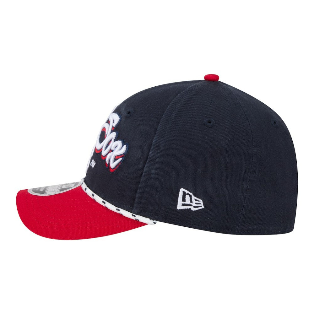 Boston Red Sox New Era Team Loyal 9FORTY M-Crown Adjustable Hat - Navy/Red Hats