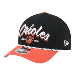Baltimore Orioles New Era Team Loyal 9FORTY M-Crown Adjustable Hat - Black/Orange Hats