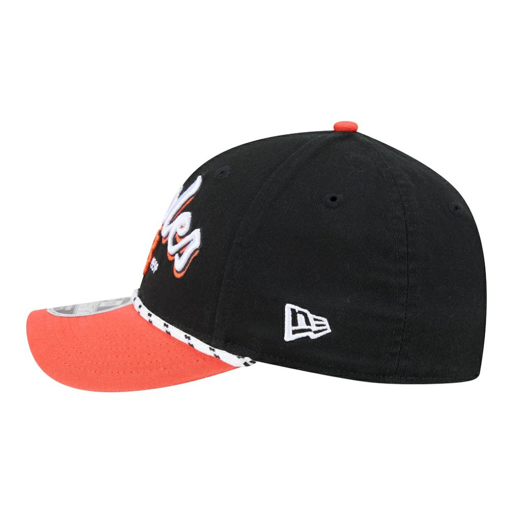 Baltimore Orioles New Era Team Loyal 9FORTY M-Crown Adjustable Hat - Black/Orange Hats