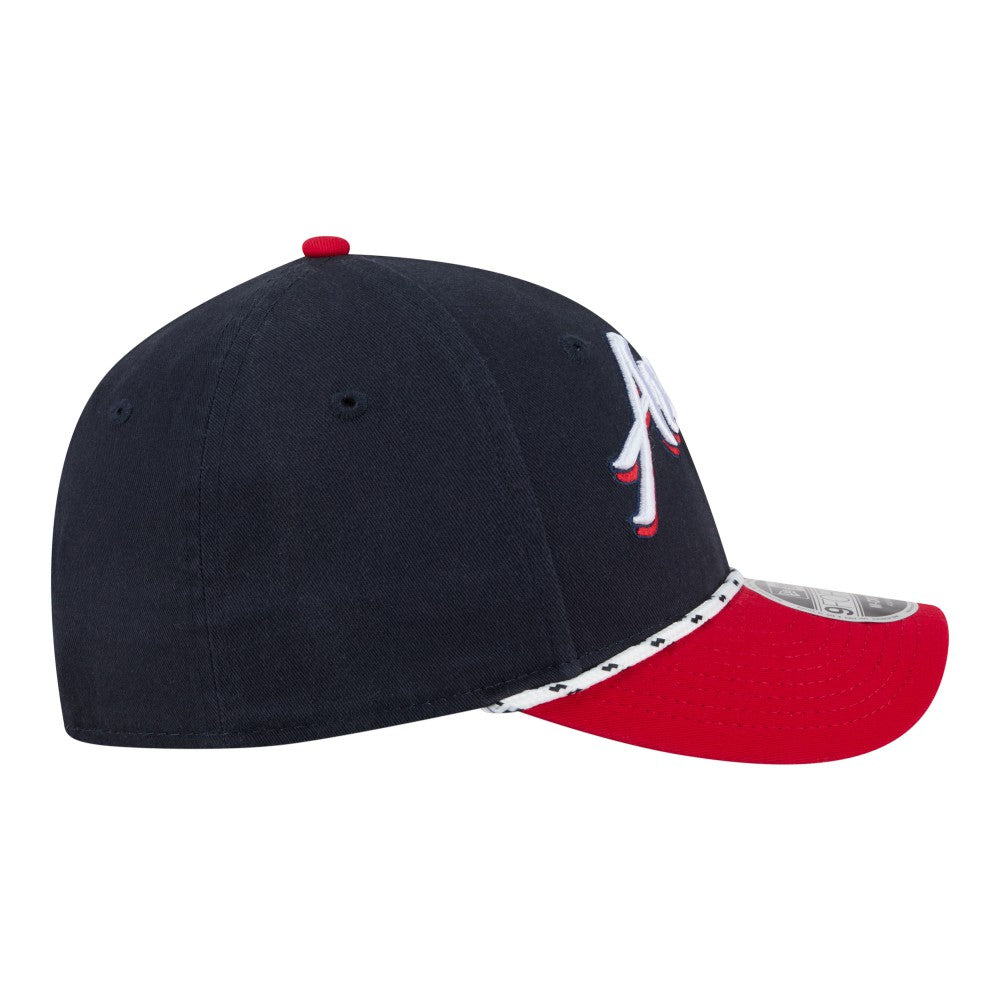 Los Angeles Angels New Era Team Loyal 9FORTY M-Crown Adjustable Hat - Navy/Red Hats