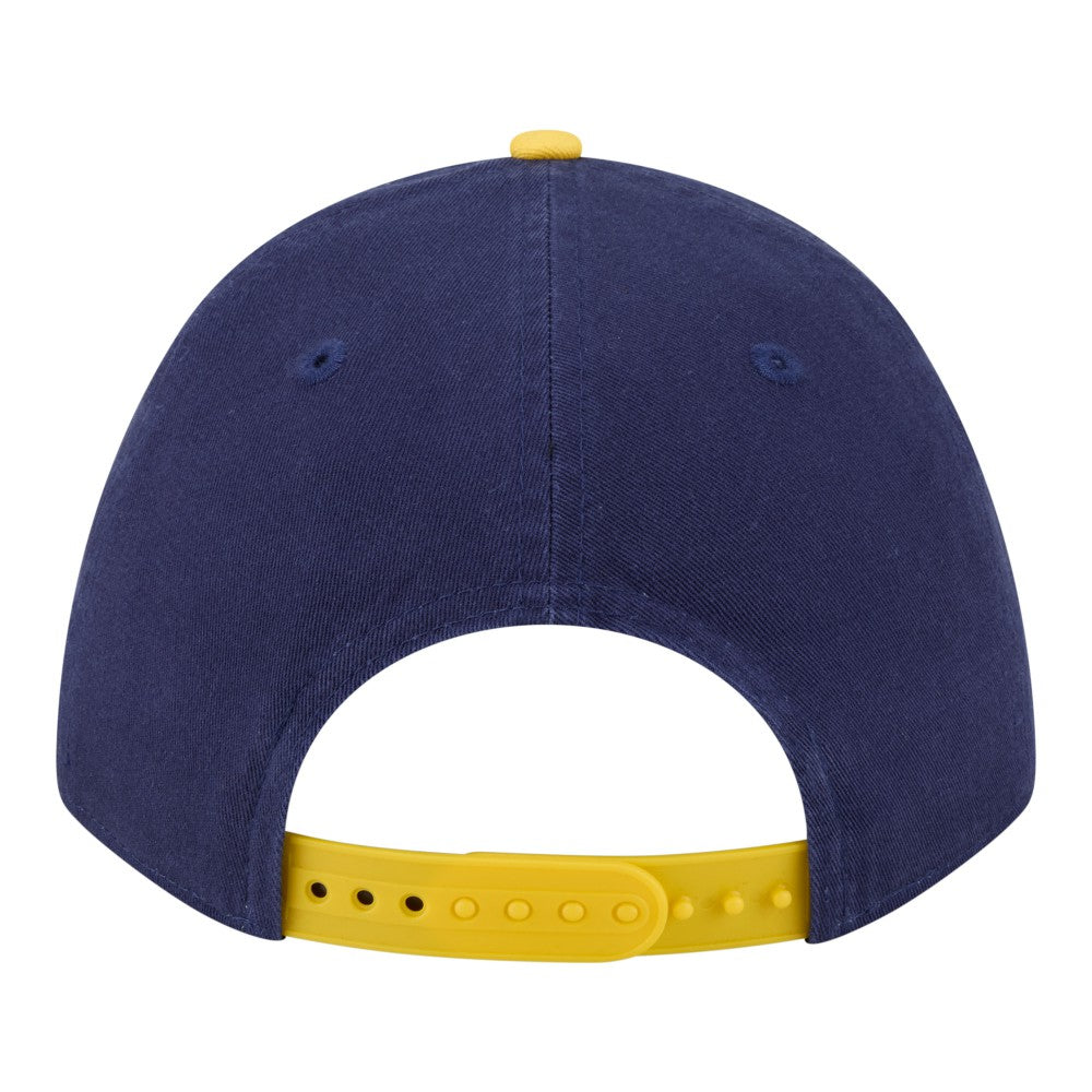 Milwaukee Brewers New Era Team Loyal 9FORTY M-Crown Adjustable Hat - Navy/Gold Hats