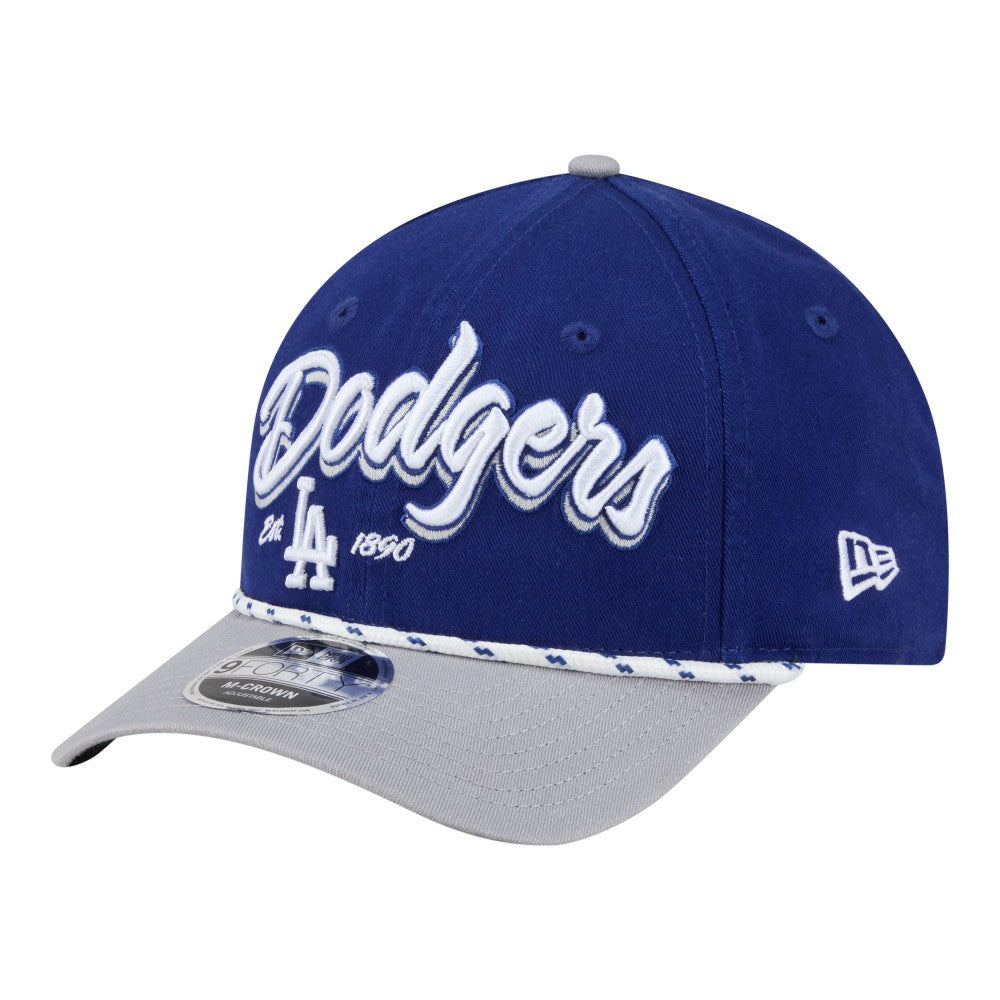 Los Angeles Dodgers New Era Team Loyal 9FORTY M-Crown Adjustable Hat - Royal/Gray Hats