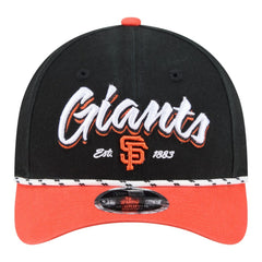 San Francisco Giants New Era Team Loyal 9FORTY M-Crown Adjustable Hat - Black/Orange Hats