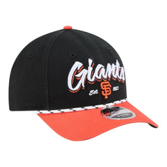 San Francisco Giants New Era Team Loyal 9FORTY M-Crown Adjustable Hat - Black/Orange Hats
