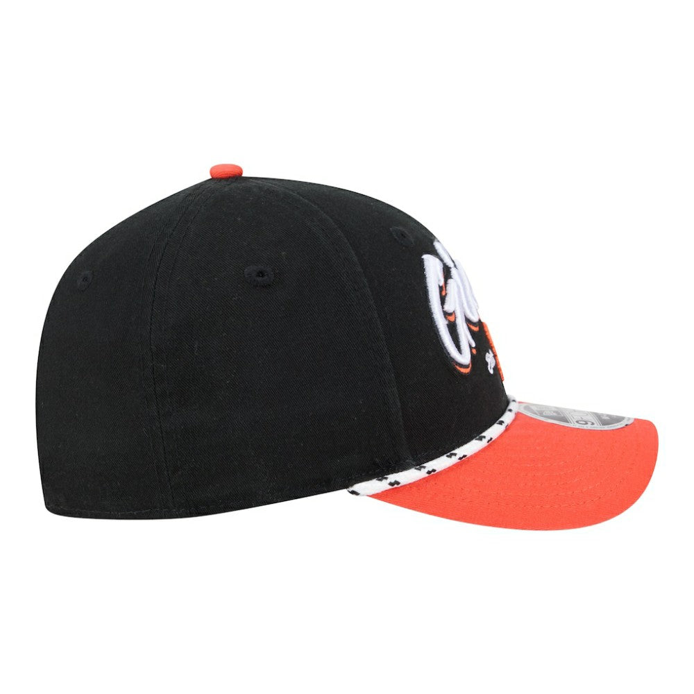 San Francisco Giants New Era Team Loyal 9FORTY M-Crown Adjustable Hat - Black/Orange Hats