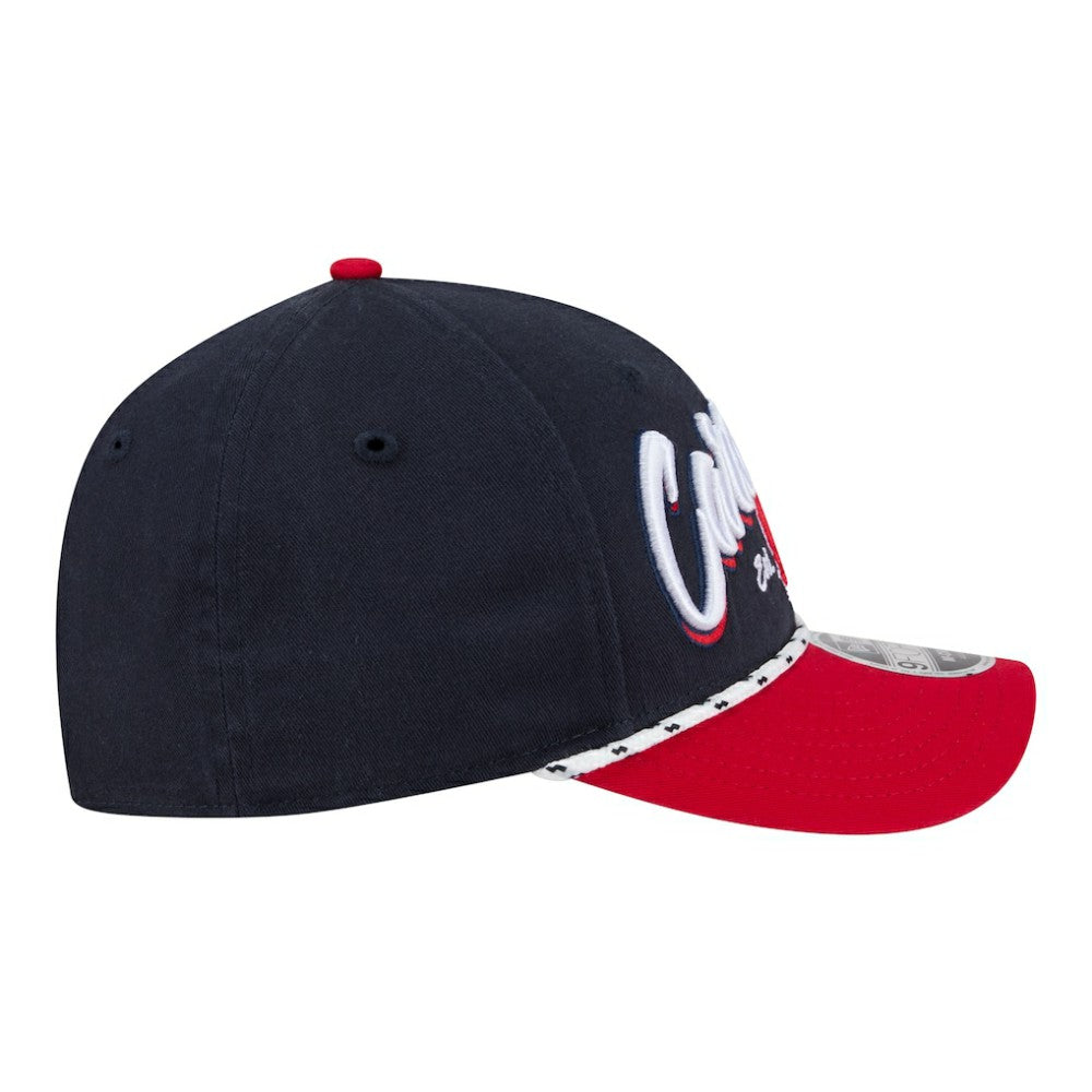 St. Louis Cardinals New Era Team Loyal 9FORTY M-Crown Adjustable Hat - Navy/Red Hats