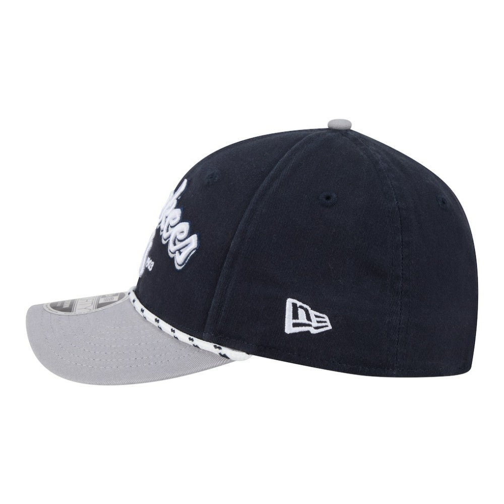 New York Yankees New Era Team Loyal 9FORTY M-Crown Adjustable Hat - Navy/Gray Hats