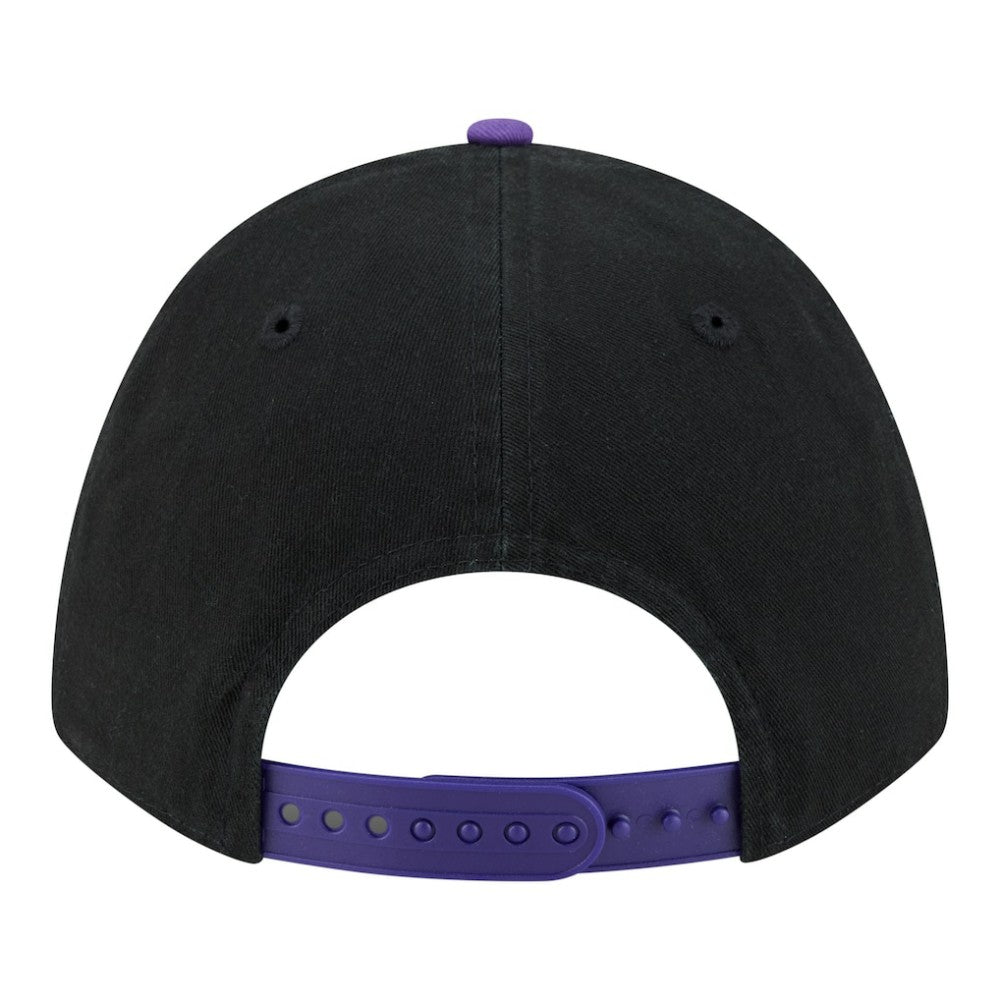 Colorado Rockies New Era Team Loyal 9FORTY M-Crown Adjustable Hat - Black/Purple Hats