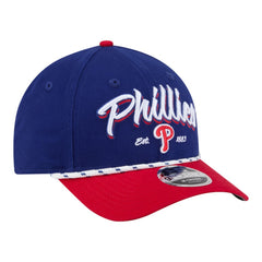 Philadelphia Phillies New Era Team Loyal 9FORTY M-Crown Adjustable Hat - Royal/Red Hats