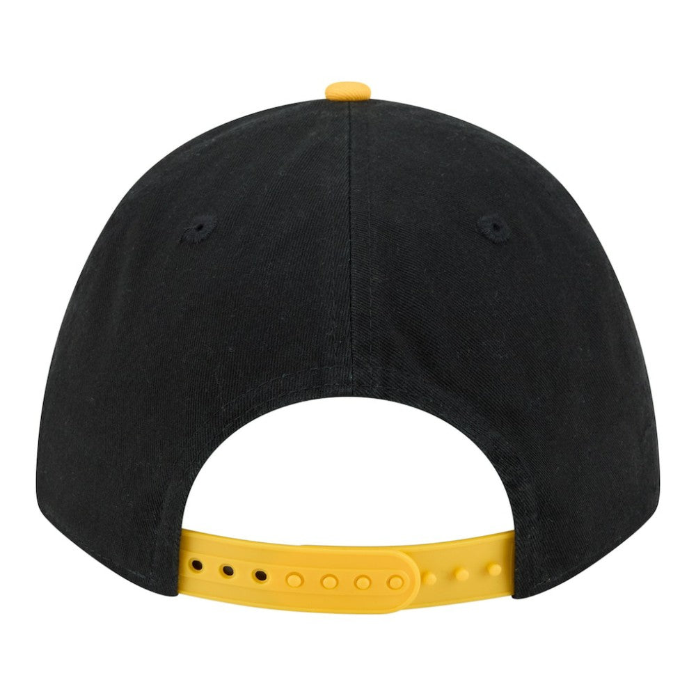 Pittsburgh Pirates New Era Team Loyal 9FORTY M-Crown Adjustable Hat - Black/Gold Hats
