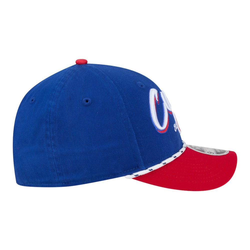 Chicago Cubs New Era Team Loyal 9FORTY M-Crown Adjustable Hat - Royal/Red Hats