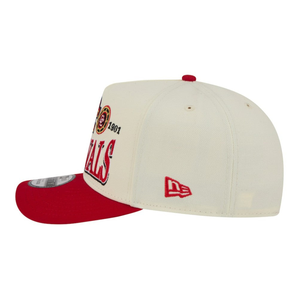 Washington Nationals New Era Throwback Tri-Hit A-Frame 9FIFTY Adjustable Hat - Cream Hats